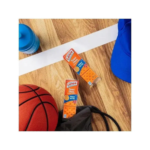 Lance Toasty Peanut Butter Mini Sandwich Crackers 40-Pack, Great for Afternoon Snack and School or Office Snack